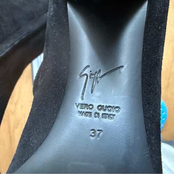 Giuseppe Zanotti Black Over the Knee Boots - Picture 4 of 7